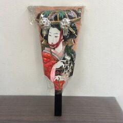 【差し上げます】 藤娘　羽子板　約60×25cm　レトロ　当時物