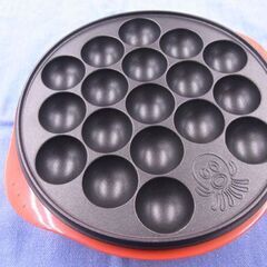 ヤマゼン たこ焼き器 YOB-180 レッド 2018年製 YAMAZEN 外箱あり 西岡店 の画像