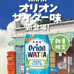 数量限定　オリオンOrion WATTA エルダーオレンジとオリオンサイダーの画像