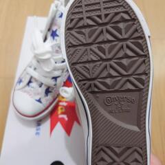 新品 CONVERSE キッズシューズ 総柄 16cmの画像