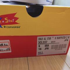 新品 CONVERSE キッズシューズ 総柄 16cmの画像