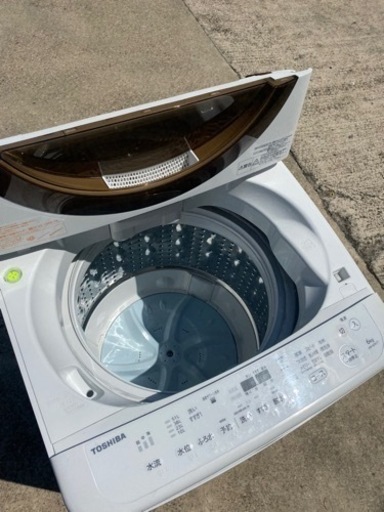 東芝　ザブーン　洗濯機　AW-6D6 2019年製　6kg●AA08W025