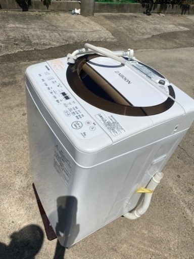 東芝　ザブーン　洗濯機　AW-6D6 2019年製　6kg●AA08W025