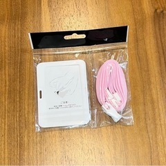 【新品未使用】【最終価格】IDケース　IDカードケース　ストラップ　名札用ケース　社員証ケースの画像