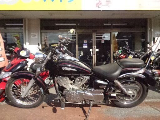 NO.4763　ドラッグスター２５０　空冷Ｖツイン２５０ｃｃ　アメリカン　ＥＴＣ車載器付き　ブラック　☆彡