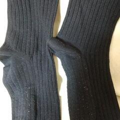 used 靴下　黒の画像