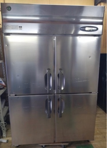 【動確済み】ホシザキ 業務用冷蔵庫 HR-120LZT3 829L 三相 200V 厨房機材 厨房機器 縦型4枚扉 4ドア 大容量 洗浄 メンテナンス済み 大阪発