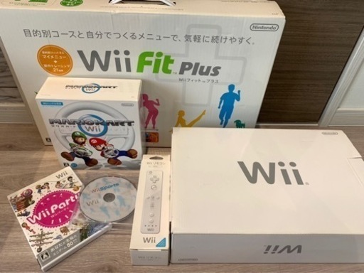 Wii 美品　動作確認済み　消毒済み　カセット4枚全セット