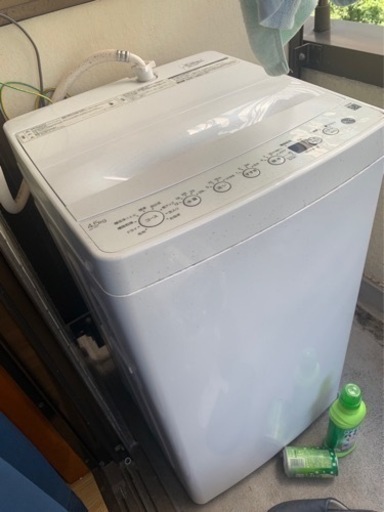 何度も使っていない洗濯機を販売します