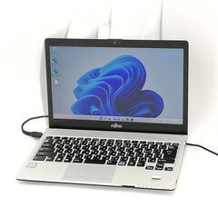 日本製 ノートパソコン 高速SSD フルHD 13.3型 富士通 S937/S 中古良品 第7世代 Corei5 8GB 無線 Bluetooth Webカメラ Win11 Office