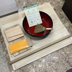 麺打ちセット 蕎麦 そば切り包丁 うどん 手打ち 手作り のし板...