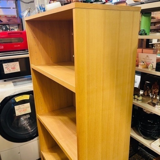 《売約済》【武蔵小山店】　無印良品 MUJI タモ材 組み合わせて使える木製収納 本棚 / キャビネット 奥行40cm シェルフ　棚　