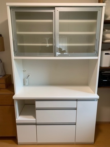 大川　松田家具　食器棚　幅118センチ