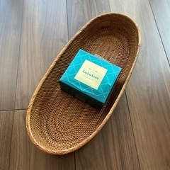 【新品】ラタンカゴの画像