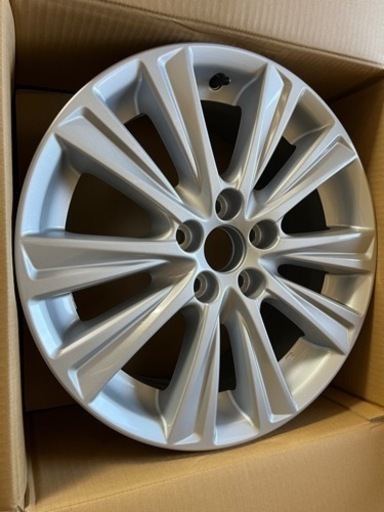 【新車外し】トヨタ純正30系アルファード ヴェルファイア18インチ（18Ｘ7.5＋45）　4本セット　ENKEI製