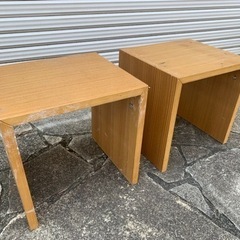 (8/22処分) 無印良品 コの字家具 × 2個の画像