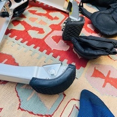 【売約済み】　SKYRUNNER スカイ　ランナー　ジャンプ　バネ　スプリング　プロテクター　付き  スカイランナー フィットネス パフォーマー ジャンピングスティルト 【 NEW スカイランナー SkyRunner 】 西洋竹馬 Team ANDZ エアトレック パルクール スタント フリーランニング アクロバティック フリップ トリック エクササイズの画像