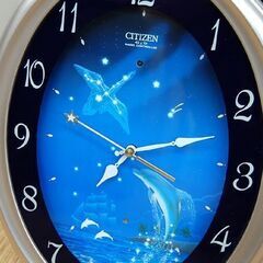 CITIZEN - シチズン電波掛け時計イルカ CITIZENシチズン 電波掛け時計 イルカ - メルカリ