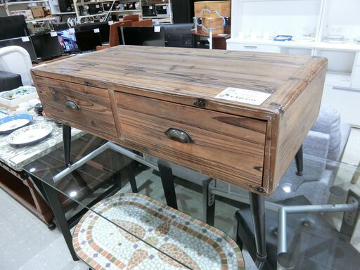 ローテーブル 引き出し2個付き 【モノ市場東海店】141