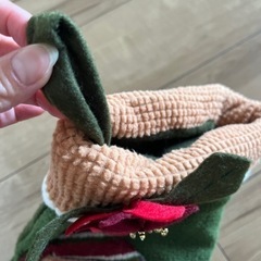 大きなクリスマス靴下バッグ？入れ物。の画像