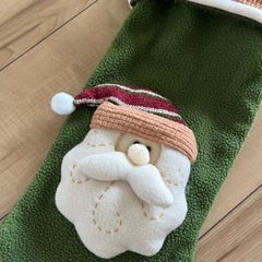 大きなクリスマス靴下バッグ？入れ物。の画像