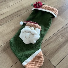 大きなクリスマス靴下バッグ？入れ物。