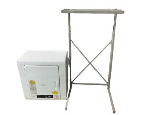 NO.854【2021年製】HITACHI 衣類乾燥機 DE-N40WX 4.0kg スタンドセット