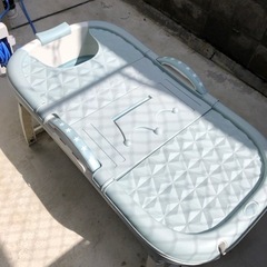 折りたたみ浴槽　屋外プールや冷水浴にの画像