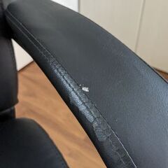 オフィスチェア　レザー　合皮の画像