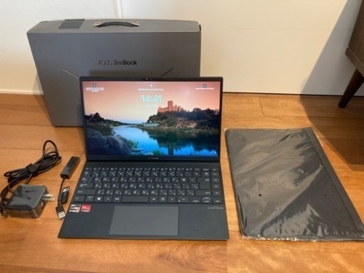 Asus ZenBook 14 Ryzen 4700U 顔認証カメラ Office 2019 メモリ16GB SSD 512GB