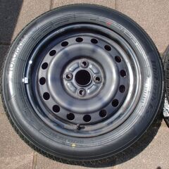 2本set 新品 ヨコハマ BluEarth-ES ES32 165/65R14 & 中古ホイール　タンクデュエットパッソルーミーストーリアトールブーン等にの画像