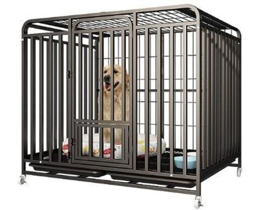 【未使用品】HPYWTJY　ペットケージ　中型犬 キャスター付き　折りたたみ式【ユーズドユーズ名古屋天白店】JO0004