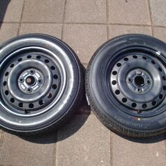 2本set 新品 ヨコハマ BluEarth-ES ES32 165/65R14 & 中古ホイール　タンクデュエットパッソルーミーストーリアトールブーン等にの画像