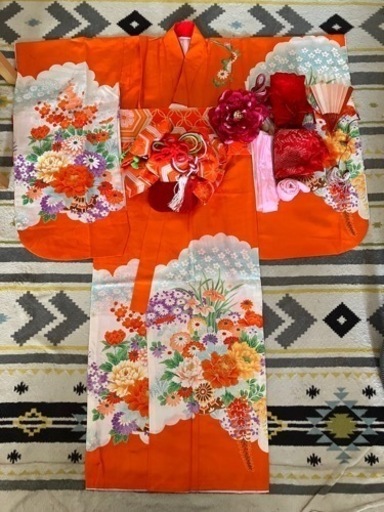 七五三　7歳　着物、小物セット