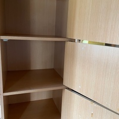 難あり！扉付きカラーボックスの画像