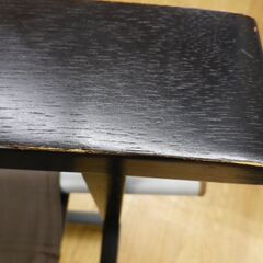 お値下げ！アームチェア 1人掛けチェア 幅63cm 奥行60cm 高さ72cm ブラウン×ブラック キャプテンチェア 札幌 西岡店の画像