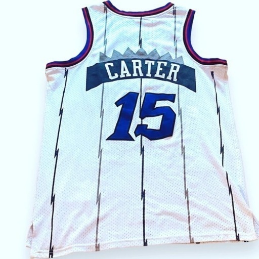 美品】ヴィンスカーター トロントラプターズ 購入 刺繍ロゴ