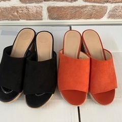 レディース　サンダル　靴　2足セットの画像