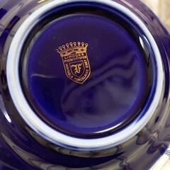 リモージュ　金彩　濃紺の灰皿の画像