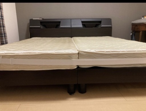 シングルベッドフレーム×2(マットレスはつきません)