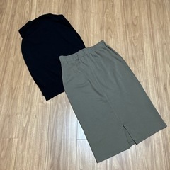 コムサニット&アーススカート セットの画像