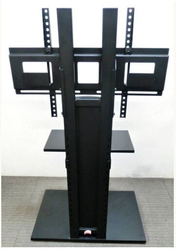 ハヤミ工産　TIMEZ　テレビスタンド　～65V型対応　壁寄スタンド　KF-865　高さ調節テレビは6段階　棚板は上下15段階、前後2