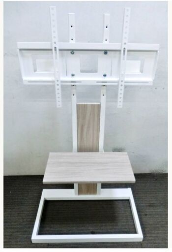 ハヤミ工産　TIMEZ　テレビスタンド　KF-206W　～65V型対応　壁寄スタンド　テレビは5段階の高さ調節　前後2段階調節が可能　背面ホルダー