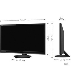 シャープ　AQUA  テレビの画像