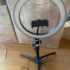 リングライト スタンド付きランプ