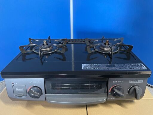 【美品】リンナイ ガスコンロ KSR562BKR 2019年製 通電確認済み 人気 良品 早いもの勝ち！ 引取歓迎 配送OK