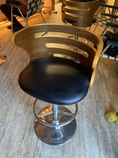 バースツール　ハイカウンターチェア　美品