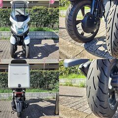【普通免許仕様】点検整備保証付 トリシティ155ABS ZORRO製ルーフ ワイドトレッド スライドキャリア大型BOX デリバリーに最適★TRIX hanedaの画像