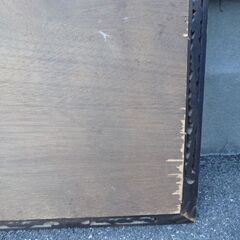 ミラー  姿見鏡 壁掛け 木製 35x81cm アンティーク 大型  おしゃれしゃれ 全身 昭和の画像