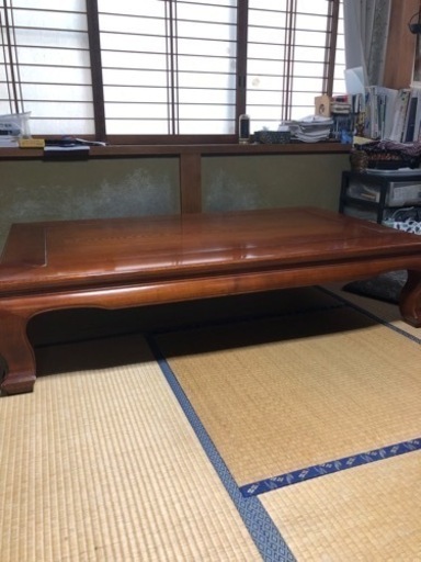 高級紫檀テーブル　天然木